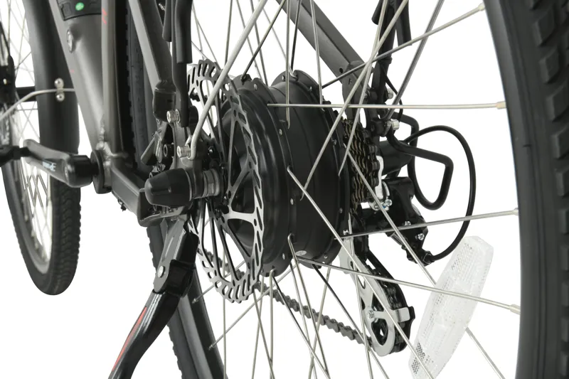 Ampere Hilux Crossbar 700c Wheel Electric Bike Grey-9